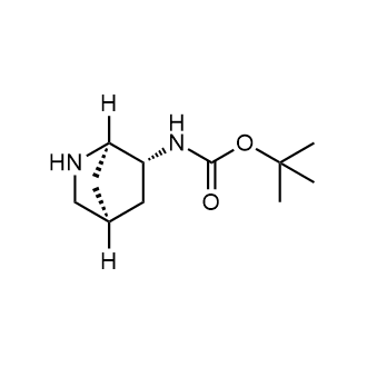 (1R,4S,6R)-2-氮杂双环[2.2.1]庚烷-6-基氨基甲酸叔丁酯结构式