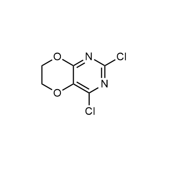 2,4-Dichloro-6,7-dihydro-[1,4]dioxino[2,3-d]pyrimidine Structure