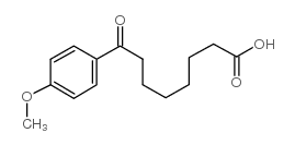 8-(4-methoxyphenyl)-8-oxooctanoic acid structure