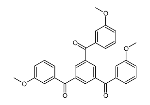 [3,5-bis(3-methoxybenzoyl)phenyl]-(3-methoxyphenyl)methanone结构式