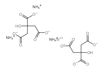 柠檬酸铋铵结构式