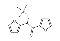 1,2-bis(2-furyl)-2-trimethylsilanyloxyethanone Structure