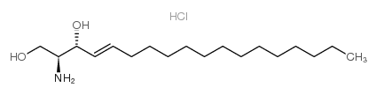 D-erythro-Sphingosine hydrochloride structure