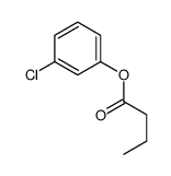 Butyric acid m-chlorophenyl ester结构式