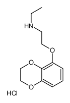 2-(2,3-dihydro-1,4-benzodioxin-5-yloxy)ethyl-ethylazanium,chloride结构式