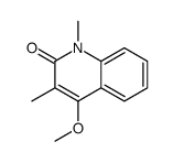 4-Methoxy-1,3-dimethylquinolin-2(1H)-one structure