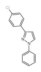 3-(4-CHLOROPHENYL)-1-PHENYL-1H-PYRAZOLE Structure