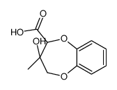 2H-1,5-Benzodioxepin-2-carboxylic acid,3,4-dihydro-3-hydroxy-3-methyl- Structure