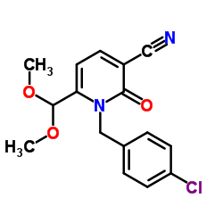 1-(4-Chlorobenzyl)-6-(dimethoxymethyl)-2-oxo-1,2-dihydro-3-pyridinecarbonitrile picture