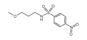 N-(3-methoxypropyl)-4-nitrobenzenesulfonamide Structure