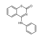 4-anilino-benzo[e][1,3]thiazin-2-one Structure