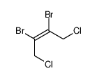 2,3-dibromo-1,4-dichlorobut-2-ene Structure