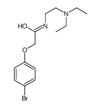 2-(p-Bromophenoxy)-N-(2-(diethylamino)ethyl)acetamide结构式