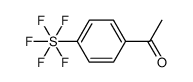 1-[4-(pentafluoro-λ6-sulfanyl)phenyl]ethan-1-one结构式