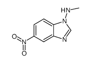 methyl-(5-nitro-benzoimidazol-1-yl)-amine Structure