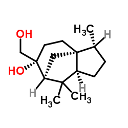 1,7-二表-8,15-柏木烷二醇结构式