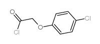 Acetyl chloride,2-(4-chlorophenoxy)- Structure