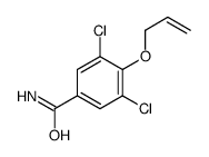 4-(ALLYLOXY)-3,5-DICHLOROBENZAMIDE Structure