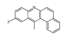 10-Fluoro-12-methylbenz[a]acridine结构式