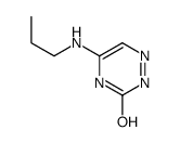 5-(Propylamino)-1,2,4-triazin-3(2H)-one Structure