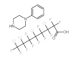 1-phenylpiperazine; 3,5,7,8-tetrachloro-2,2,3,4,4,5,6,6,7,8,8-undecafluoro-octanoic acid picture