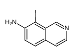 8-methylisoquinolin-7-amine structure