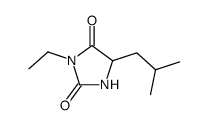 3-ethyl-5-isobutyl-imidazolidine-2,4-dione结构式