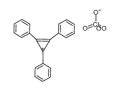 1,2,3-triphenylcycloprop-2-en-1-ylium perchlorate Structure