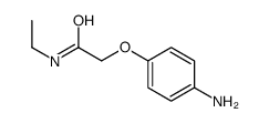 2-(4-aminophenoxy)-N-ethylacetamide Structure