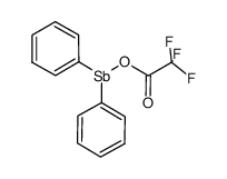 diphenylantimony trifluoroacetate结构式