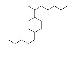 2-methyl-6-[4-(4-methylpentyl)cyclohexyl]heptane Structure