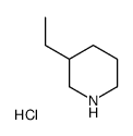 3-ETHYLPIPERIDINE HYDROCHLORIDE结构式