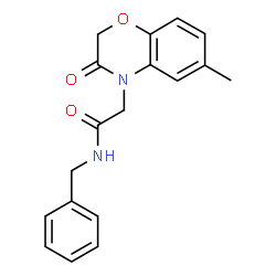 4H-1,4-Benzoxazine-4-acetamide,2,3-dihydro-6-methyl-3-oxo-N-(phenylmethyl)-(9CI) picture