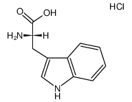 (S)-(-)-tryptophan hydrochloride结构式