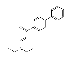 3-(diethylamino)-1-(4-phenylphenyl)prop-2-en-1-one Structure