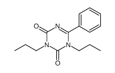 6-phenyl-1,3-dipropyl-1,3,5-triazine-2,4-dione结构式