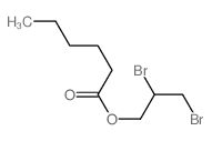 Hexanoic acid, 2,3-dibromopropyl ester结构式