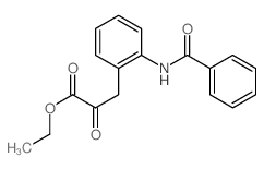 ethyl 3-(2-benzamidophenyl)-2-oxo-propanoate Structure