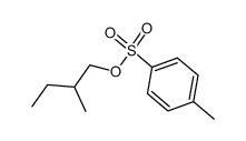 Benzenesulfonic acid, 4-Methyl-, 2-Methylbutyl ester Structure