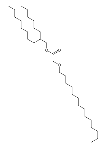 2-hexyldecyl 2-tetradecoxyacetate结构式