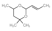 1,3-Dioxane,4,4,6-trimethyl-2-(1-propen-1-yl)- picture