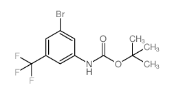 N-Boc-3-Bromo-5-trifluoromethylaniline Structure