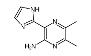 Pyrazinamine, 3-(1H-imidazol-2-yl)-5,6-dimethyl- (9CI)结构式