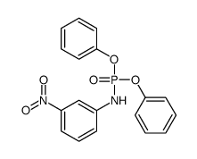 N-diphenoxyphosphoryl-3-nitroaniline Structure