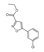 ETHYL 5-(3-CHLOROPHENYL)ISOXAZOLE-3-CARBOXYLATE picture