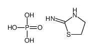 4,5-dihydro-1,3-thiazol-2-amine,phosphoric acid结构式