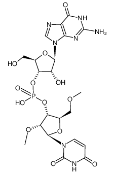 guanosyl-(3',3')-(2',5'-di-O-methyluridine) Structure