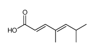 (E,E)-4,6-Dimethyl-2,4-heptadienoic Acid Structure