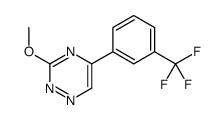 3-Methoxy-5-(α,α,α-trifluoro-m-tolyl)-1,2,4-triazine Structure