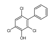 2,4,6-trichloro-3-phenylphenol结构式